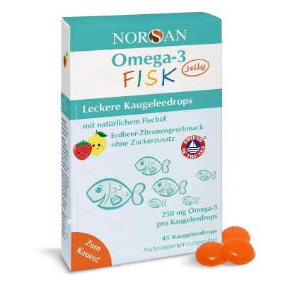 Norsan Omega-3 Fisk Jelly für Kinder Dragees 45 stk von NORSAN GmbH PZN 19052732