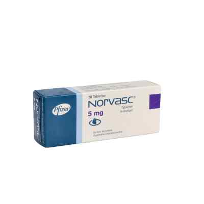 Norvasc 5 mg Tabletten 30 stk von Viatris Healthcare GmbH PZN 00011162