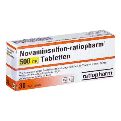 Novaminsulfon-ratiopharm 500 mg Tabletten