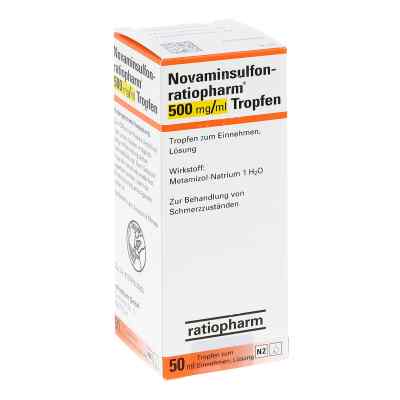Novaminsulfon-ratiopharm 500mg/ml 50 ml von ratiopharm GmbH PZN 03530402