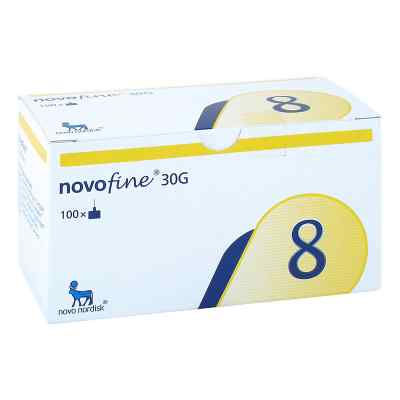 Novofine 8 Kanülen 0,30x8 mm 100 stk von ADL Pharma GmbH PZN 09717768