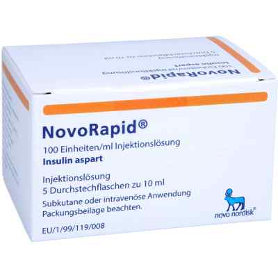 NovoRapid 100 Einheiten/ml Durchstechflaschen 5X10 ml von axicorp Pharma GmbH PZN 09242615