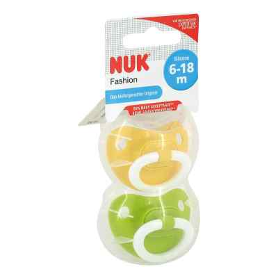 Nuk Schnuller Fashion Silikon 6-18 M 2 stk von MAPA GmbH PZN 12576113