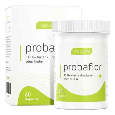 Nupure probaflor Probiotikum magensaftresistent Kapseln 60 stk von AixSwiss B.V. PZN 15399806