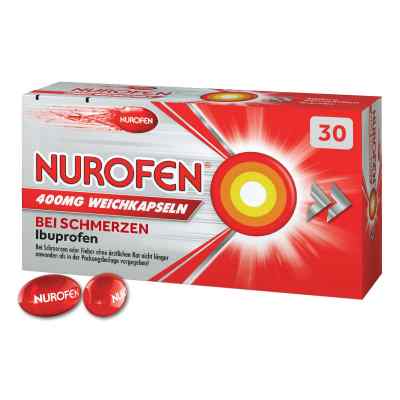 NUROFEN 400 mg Ibuprofen Weichkapseln 30 stk von Reckitt Benckiser Deutschland Gm PZN 18065810