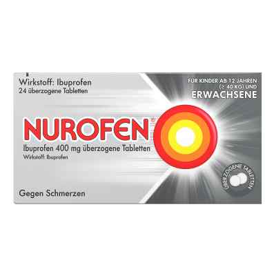 NUROFEN Ibuprofen 400 mg überzogene Tabletten 