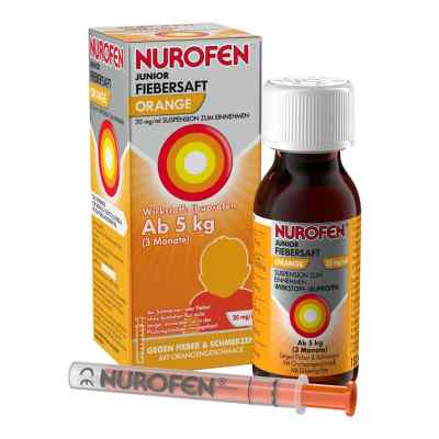 Nurofen Junior Fiebersaft Orange 20 Mg/ml 150 ml von Reckitt Benckiser Deutschland GmbH PZN 16205709