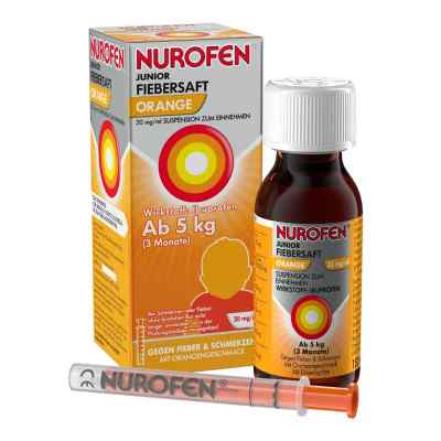 Nurofen Junior Fiebersaft Orange 20 Mg/ml 150 ml von Reckitt Benckiser Deutschland Gm PZN 16205709