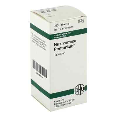 Nux Vomica Pentarkan Tabletten 200 stk von DHU-Arzneimittel GmbH & Co. KG PZN 08922124