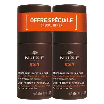 Nuxe Men Deodorant Protection 24h Duo 2X50 ml von NUXE GmbH PZN 13152929