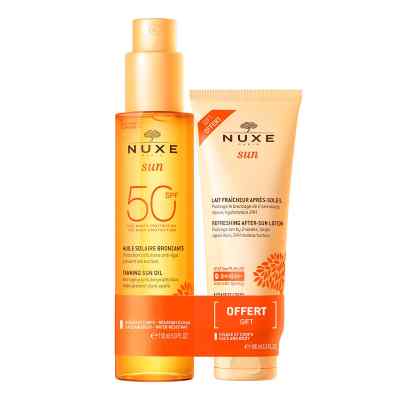 Nuxe Sun Set öl Lsf 50+after Sun 100ml 1 Pck von NUXE GmbH PZN 18330040