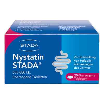Nystatin STADA 500.000 I.E. überzogene Tabletten 20 stk von STADA Consumer Health Deutschland GmbH PZN 00892352