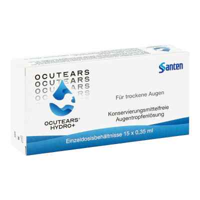 Ocutears Hydro+ Augentropfen Einzeldosispipetten 15X0.35 ml von Santen GmbH PZN 17209572