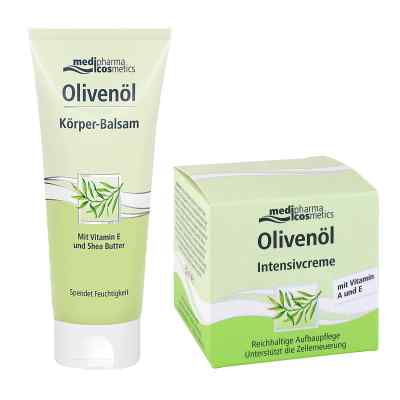 Olivenöl Intensivcreme + Olivenöl Körperbalsam 1 stk von Dr. Theiss Naturwaren GmbH PZN 08101267