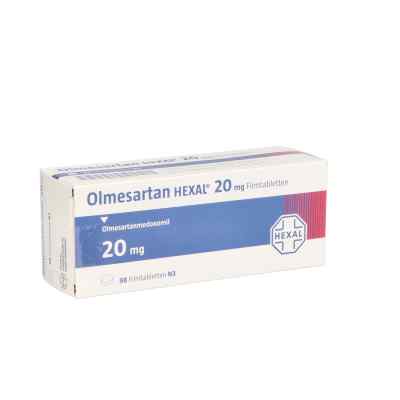 Olmesartan Hexal 20 mg Filmtabletten 98 stk von Hexal AG PZN 11874819