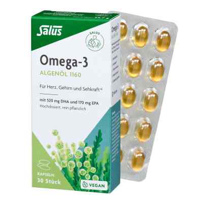 Omega-3 Algenöl 1160 Vegan Kapseln 30 stk von SALUS Pharma GmbH PZN 19292531