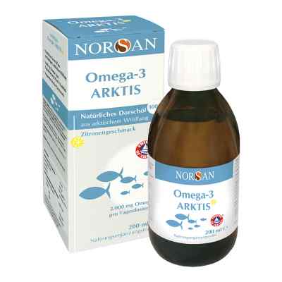 Omega 3 Arktis Fischöl flüssig Norsan 200 ml von NORSAN GmbH PZN 15201106