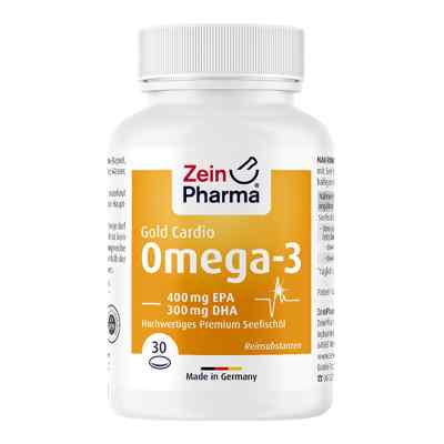 Omega-3 Gold Herz Dha 300mg/epa 400mg Softgelkaps. 30 stk von Zein Pharma - Germany GmbH PZN 10782127