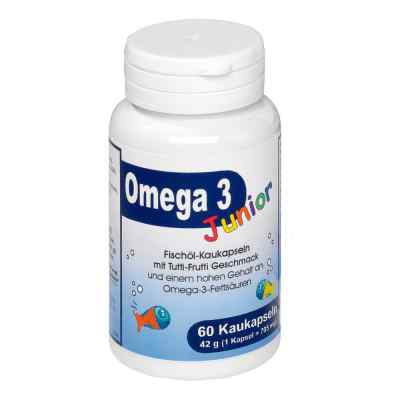 Omega 3 Junior Berco Kaukapseln 60 stk von Berco-ARZNEIMITTEL PZN 10329072