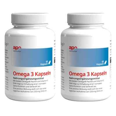 Omega 3 Kapseln 2x60 stk von Apologistics GmbH PZN 08101950