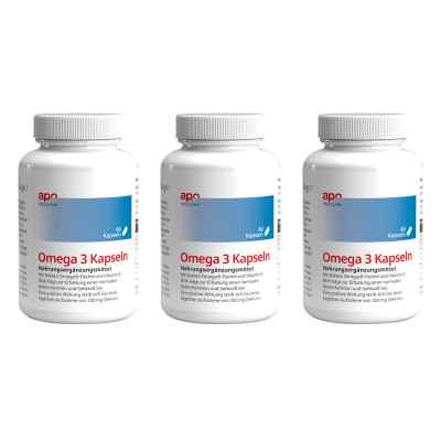 Omega 3 Kapseln 3x60 stk von Apologistics GmbH PZN 08101951
