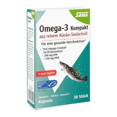 Omega-3 Kompakt aus reinem Alaska-seelachsöl Salus 30 stk von SALUS Pharma GmbH PZN 16151445