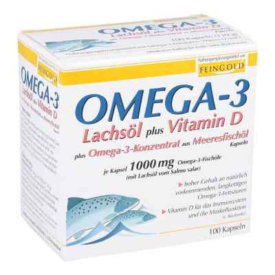 Omega 3 Lachsöl plus Vitamine d pl. Omega3 Konz.kps. 100 stk von Contract Pharma GmbH & Co. KG PZN 09069795