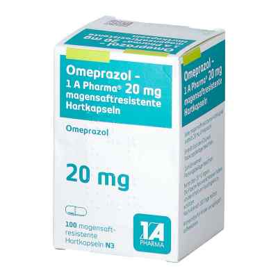 Omeprazol-1A Pharma 20mg 100 stk von 1 A Pharma GmbH PZN 10108112