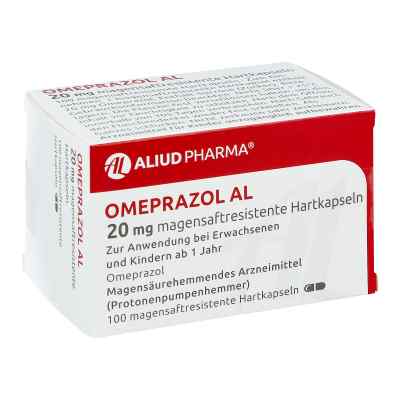 Omeprazol AL 20mg 100 stk von ALIUD Pharma GmbH PZN 09667504