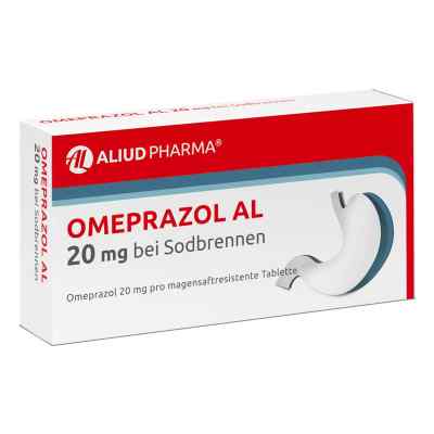 Omeprazol AL 20mg bei Sodbrennen 14 stk von ALIUD Pharma GmbH PZN 07569157