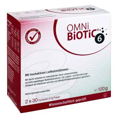 OMNi-BiOTiC® 6 Pulver Doppelpackung 2X60 g von INSTITUT ALLERGOSAN Deutschland  PZN 10064834