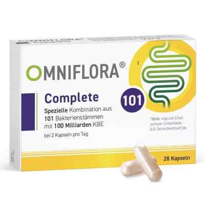 Omniflora® Complete mit 101 Bakterienstämmen Kapseln 28 stk von Heilpflanzenwohl GmbH PZN 19628623