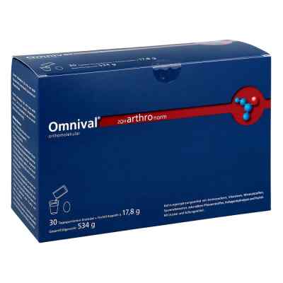 Omnival orthomolekul.2OH arthro norm 30gran.kap. 1 Pck von Med Pharma Service GmbH PZN 06588431
