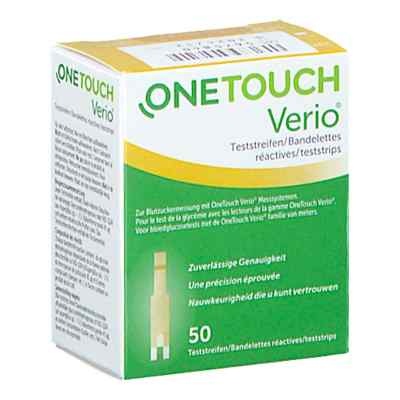 One Touch Verio Teststreifen 50 stk von LifeScan Deutschland GmbH PZN 06558223