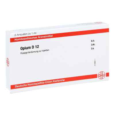 Opium D12 Ampullen 8X1 ml von DHU-Arzneimittel GmbH & Co. KG PZN 11707524