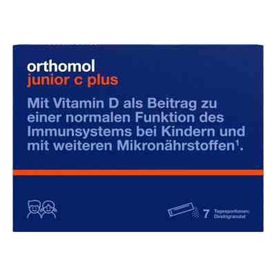 Orthomol junior C plus Direktgranulat Himbeer-Limette