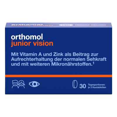 Orthomol junior Vision Kautabletten  30 stk von Orthomol pharmazeutische PZN 17620497