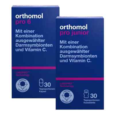 Orthomol Pro 6 + Orthomol Pro junior 2x30 stk von Orthomol pharmazeutische PZN 08102408