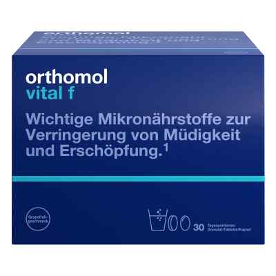 Orthomol Vital F Grapefruit Granulat/Kapseln 30 stk von Orthomol pharmazeutische Vertrie PZN 01028526