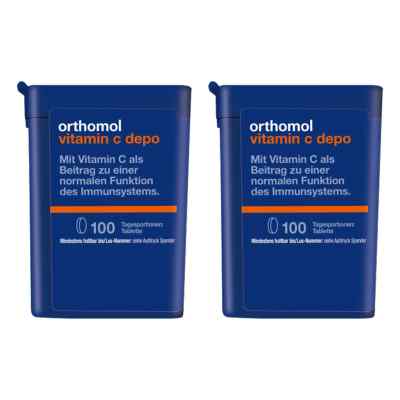 Orthomol Vitamin C Depo Tabletten 2x100 stk von Orthomol pharmazeutische PZN 08104595