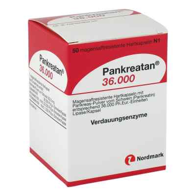 Pankreatan 36000 50 stk von NORDMARK Arzneimittel GmbH & Co. PZN 07322126
