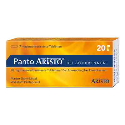 Panto Aristo bei Sodbrennen 20mg 7 stk von Aristo Pharma GmbH PZN 07021910