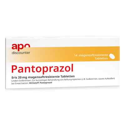 Pantoprazol 20 mg von apodiscounter  14 stk von Fairmed Healthcare GmbH PZN 16733785