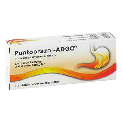 Pantoprazol ADGC 20mg 14 stk von Zentiva Pharma GmbH PZN 08998392