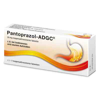 Pantoprazol ADGC 20mg 7 stk von Zentiva Pharma GmbH PZN 08998386