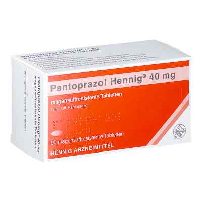 Pantoprazol Hennig 40mg 90 stk von Hennig Arzneimittel GmbH & Co. K PZN 08877027