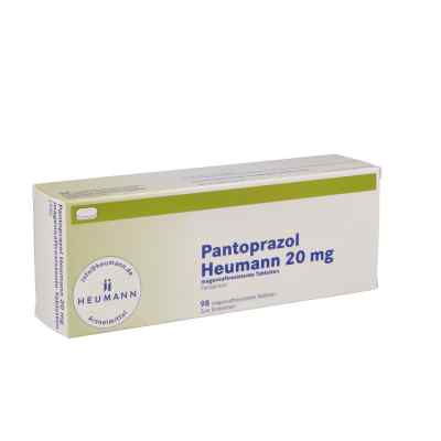 Pantoprazol Heumann 20mg 98 stk von HEUMANN PHARMA GmbH & Co. Generica KG PZN 09192194