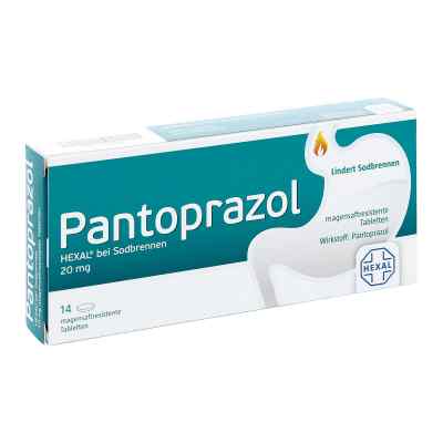 Pantoprazol HEXAL bei Sodbrennen 20mg 14 stk von Hexal AG PZN 05523582