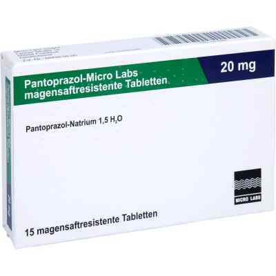 Pantoprazol-Micro Labs 20mg 15 stk von Micro Labs GmbH PZN 10516590