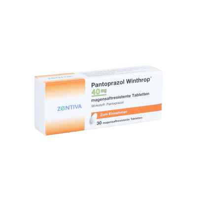 Pantoprazol Winthrop 40mg 30 stk von Zentiva Pharma GmbH PZN 09190700